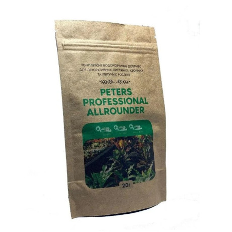 Добриво Peters Professional Allrounder 20+20+20+TE, 20 гр водорозчинне добриво Хобі