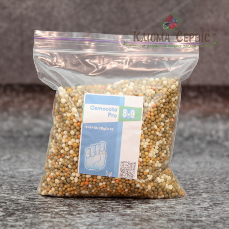 Удобрение Osmocote Pro 8-9 m 18+9+10+2MgO+TE, 200 гр Удобрение Osmocote Pro 8-9 m 18+9+10+2MgO+TE, 200 гр