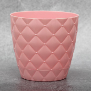 Горщик для квітів Elit Ромбік 0.75 л, рожевий
