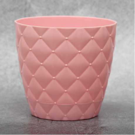 Горщик для квітів Elit Ромбік 0.75 л, рожевий