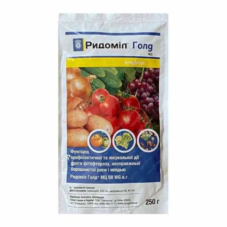 Фунгицид Ридомил Голд МЦ 68 WG в.г., 250 гр Фунгицид Ридомил Голд МЦ 68 WG в.г., 250 гр