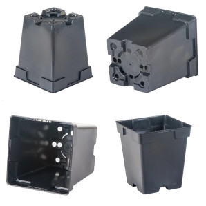 Горщик 1л квадратний 11х11х12 Donkwiat (Польща)