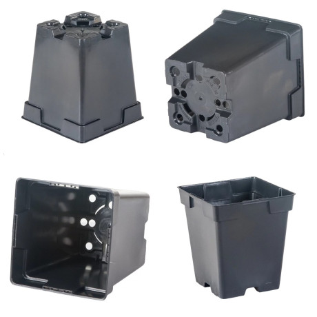 Горшок 1 л квадратный 11х11х12 Donkwiat (Польша) 