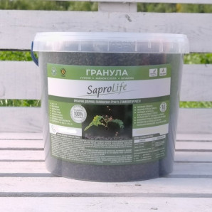 Гранулированный сапропель SaproLife 100% сапропель, 10 л Гранулированный сапропель SaproLife 100% сапропель, 10 л