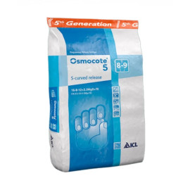 Удобрение Osmocote S-Curved 8-9 m 16+8+12+2.2MgO+TE, 25 кг