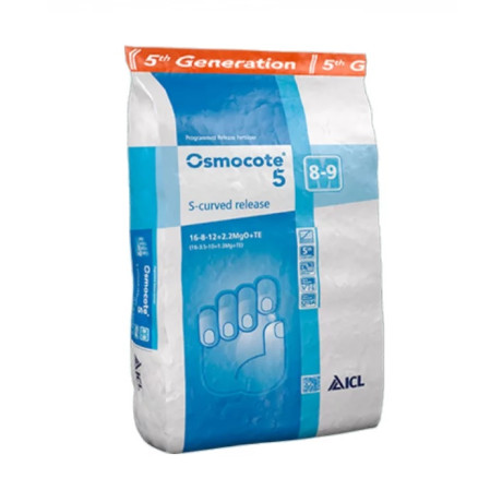 Удобрение Osmocote S-Curved 8-9 m 16+8+12+2.2MgO+TE, 25 кг
