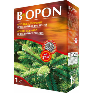Добриво мінеральне для хвойних Biopon, 1 кг Добриво мінеральне для хвойних Biopon, 1 кг