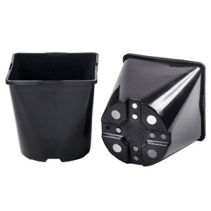 Горщик квадратний округлий 2 л (14х14х14 см) Donkwiat