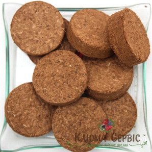 Кокосові таблетки, d-30 мм (100% Чіпс) упаковка 100 шт Кокосові таблетки, d-30 мм (100% Чіпс) упаковка 100 шт