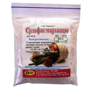 Сульфат марганцю, 0.12 кг Сульфат марганцю, 0.12 кг