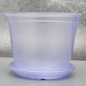 Вазон дренажний Алеана 14,0*10,5 см., фіолетовий (без підставки)