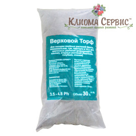 Верховой торф  в мешках, 30 л