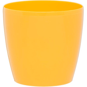 Горшок Магнолия 12 см, желтый