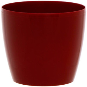 Горшок Магнолия 12 см, бордовый 