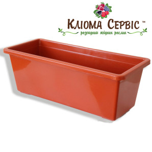 Балконный ящик для цветов (терракот), 40 см Балконный ящик для цветов (терракот), 40 см