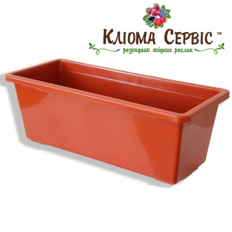 Балконный ящик для цветов (терракот), 40 см
