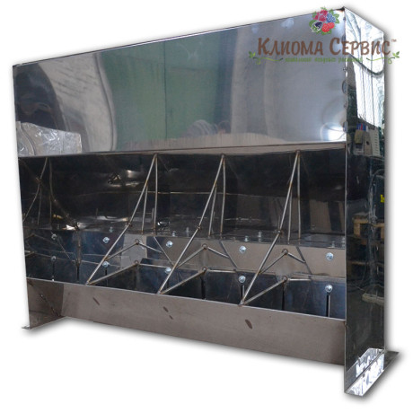 Кормушка для откорма IV секционная нержавейка