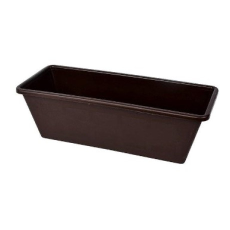 Балконный ящик для цветов (темно-коричневый), 50 см