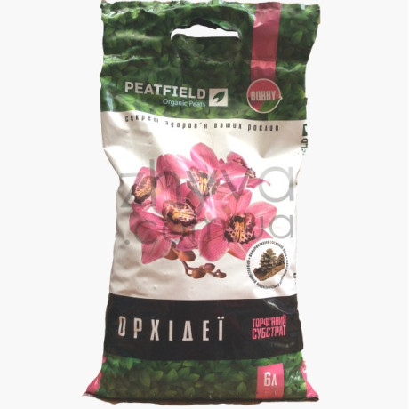 Торф'яний субстрат для орхідей розкислений PEATFIELD, 6 л