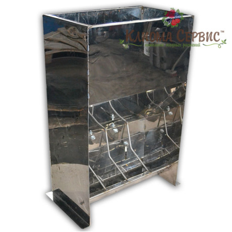 Кормушка для поросят IV секционная (от 10 - 50 кг) нержавейка