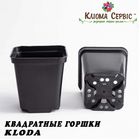 Горщики для розсади 2.7 л (кв), KLODA (Польща)