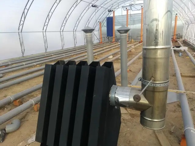 Опалення, що працює від печі