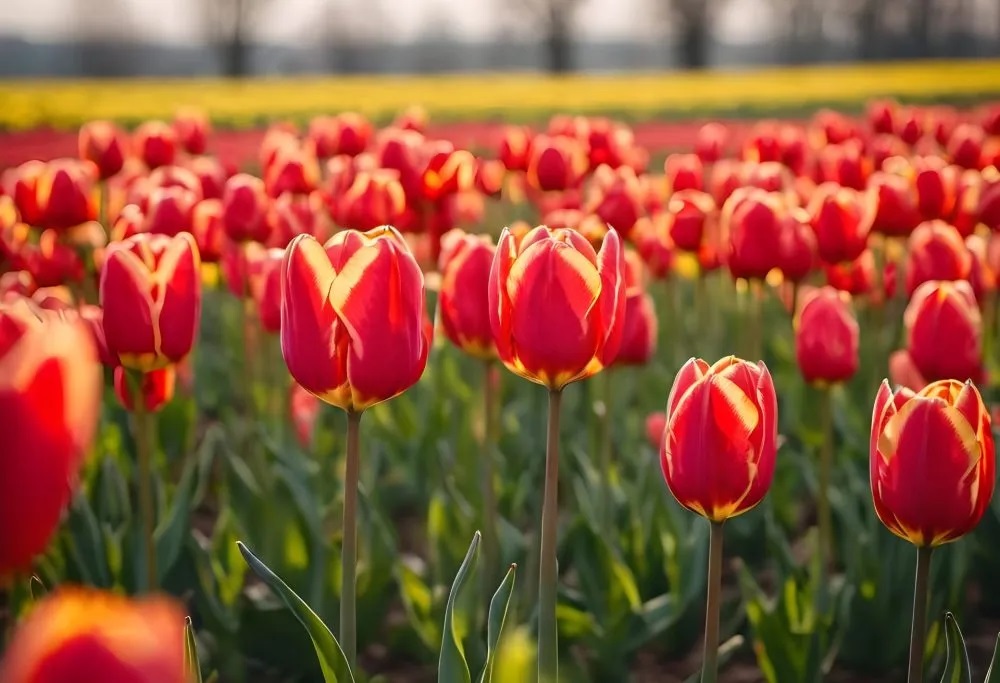 Тюльпаны – это цветы, которые радуют здоровым видом и яркими бутонами.