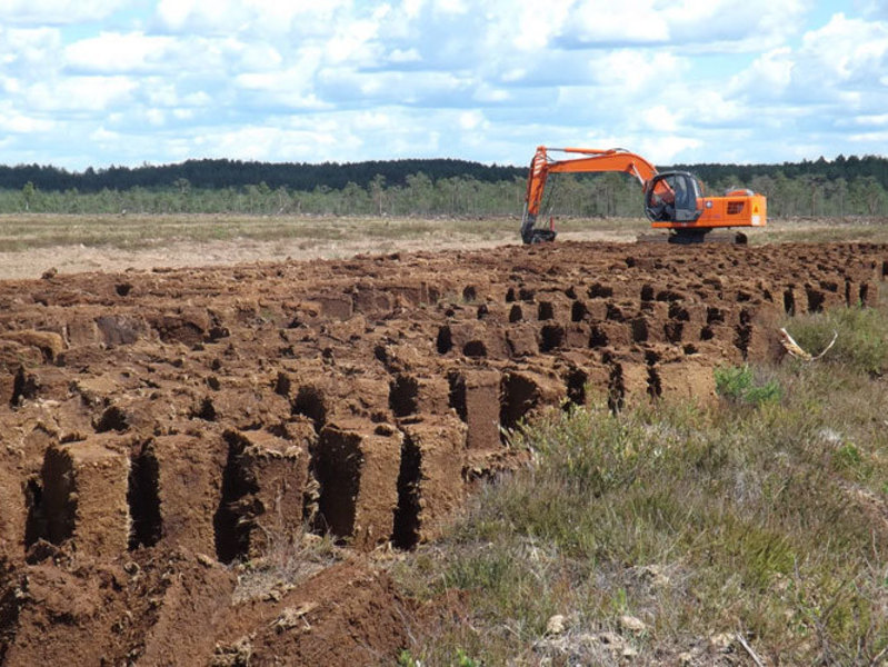 Торф кусковой, способы добычи торфа, кусковой метод добычи торфа
